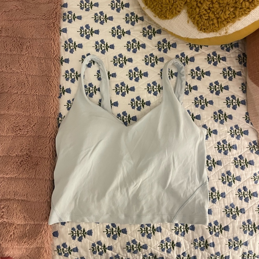 Lululemon Align Tank Top Size 8 A/B Cup Light Blue